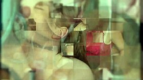 naughty college student masturbating in panties and stockings, teasing her big ass and small tits.