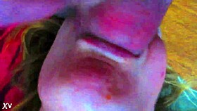 Gmilf passionately sucking balls with intense licking