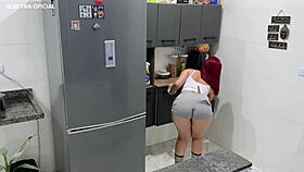 Latina Maid Anal Assfucking Voyeur