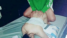 look at that asian chubby pregnant woman