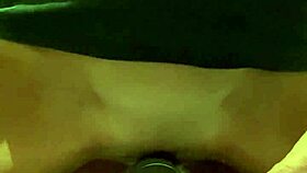 i masturbate alone in the room with a vibrator, reaching orgasm unseen