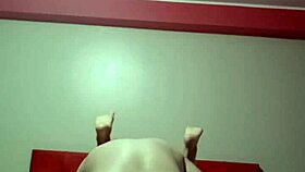 latina babe sinks cock in delicious study poses