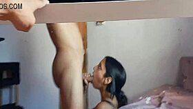 garganta profunda la unica opcion con monster cock blowjob y handjob 😈