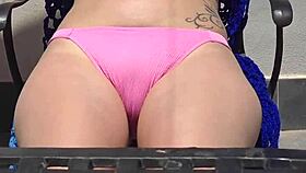 Rubbing Suncream on Tits & Public Sunbathing