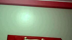 latina babe sinks cock in delicious study poses