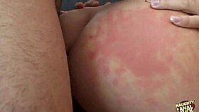 Can Blonde Worker Handle Three Cocks and Anal Creampies?