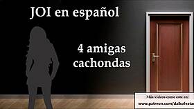 Joi - four friends invite you to their party in Spanish voice.