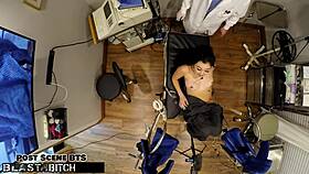 Blast Blaire Celeste's mouth with huge cum load in Tampa hospital! 😈