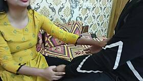 Roleplay couple shares bed for hard rough fuck