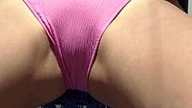 Rubbing Suncream on Tits & Public Sunbathing