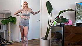 i massaged that bratty goth and wrecked her tight pussy