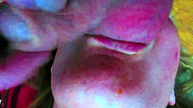 Gmilf passionately sucking balls with intense licking