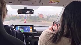 Driver picks up guy, pays with blowjob. 😏