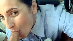 Gabriella Sucks Fast Before Sperm Delivery