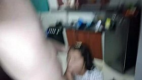Colombian Prostitute Sucks Monster Cock