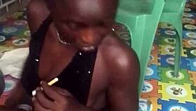 crazybitch loves to twerk in sexy clothes till she decided to go naked