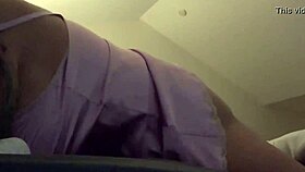 Pink Satin Leads to Intense Orgasm