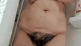 Sexy latina mature showee hairy pussy in lingerie