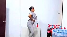 daniela darcourt moves her ass enticingly