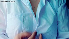 Neighbors Watch Intense Masturbation