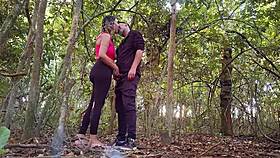 i met country girl street took woods