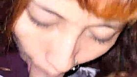 She sucks me before the anal fuck