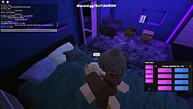 Blonde whore in action