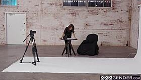 Shemales Natalie Mars And Khloe Kay Fuck Photographer Adriana Chechik