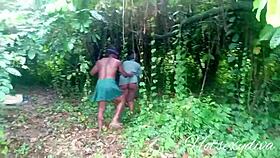 two college students fucking like never before inside bush during school hours