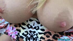 Hey, check out Georgie Lyall getting naked and having wild sex outdoors in a public spot