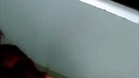 chubby woman shares intimate kitchen moment with neighbor