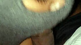 Intense Sloppy Blowjob On Patio