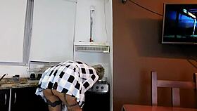 Filling Slut's Ass With Cum For Pizza