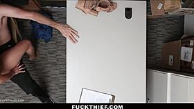 Teen caught on camera stealing makeup items - fuckthief