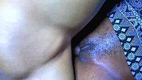 sweet ebony babe in bathroom