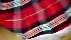 The sexy Latina receives a passionate cumshot.