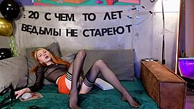 I cum hard in beautiful lingerie with vibrator