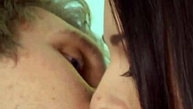 Tiny little babe getting a surprise from my huge dick