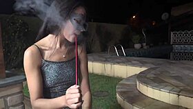 wife lets friend fuck her while smoking hookah
