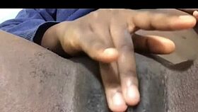 Hey, The Solo Black Girl Has A Hairy Wet Pussy