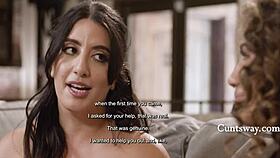 Busty Girl Develops Crush On Bustier Courier