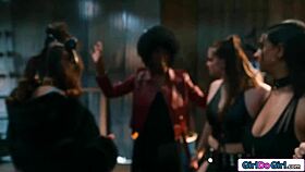 Hey, power's not about fists, it's all about big tits and pussy licking! 😏