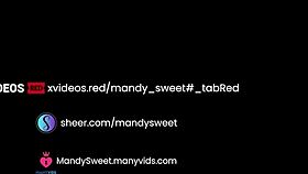 Mandy sweet guides jerk off with face sitting.