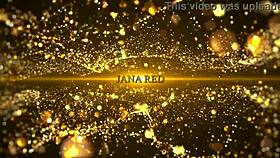 Sexy skinny Jana Red intenso anal interracial