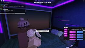 Blonde whore in action