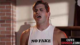 Curvy Babe Gags During Intense Orgasm Sex