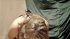 Esclave F autoséance harnais tags pute uro et magicwand