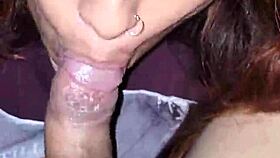 She sucks me before the anal fuck