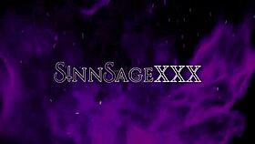 Curvy brunette nerdy whore Sinn Sage wears glasses during dirty talk