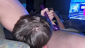 Nurse Uses Purple Toy For Intense Orgasm In Hospital